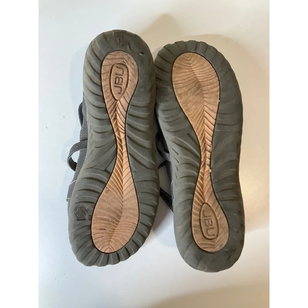 JBU by Jambu Memory Foam Sydney Flat Mary Janes Adjustable Outdoor Casual 9